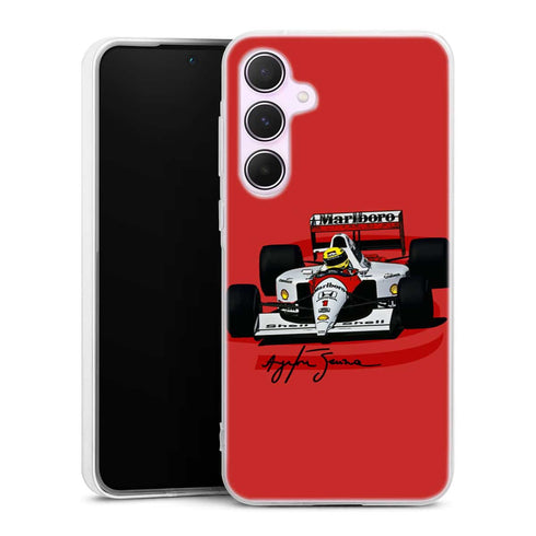 Coque Telephone Samsung A55 5G originale Ayrton Senna Formule 1 King