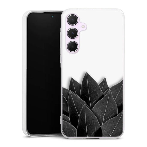 Coque Samsung A55 5G Black Leaves