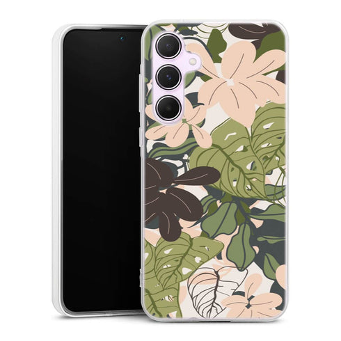 Coque Samsung A55 5G Bohemian Tropical Foliage