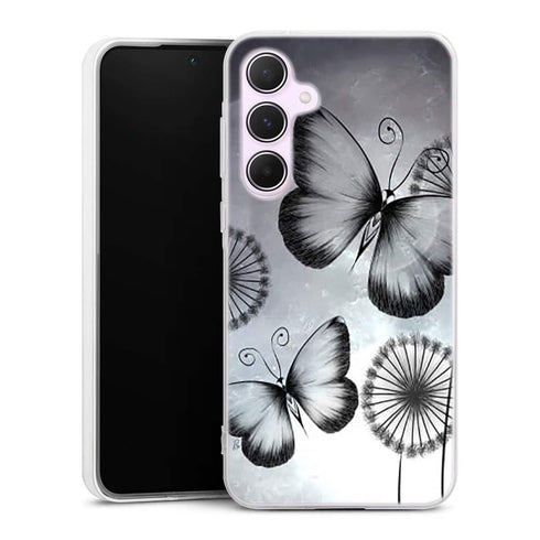 Coque Samsung A55 Butterflies Dandelion
