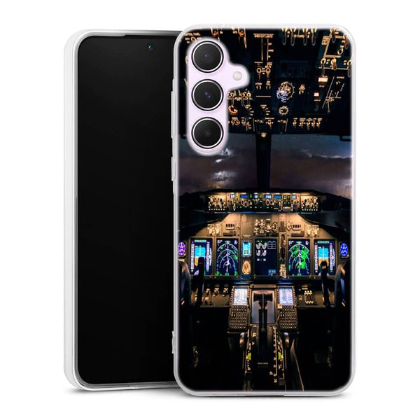 Coque Samsung Galaxy A55 5G Cockpit aircraft