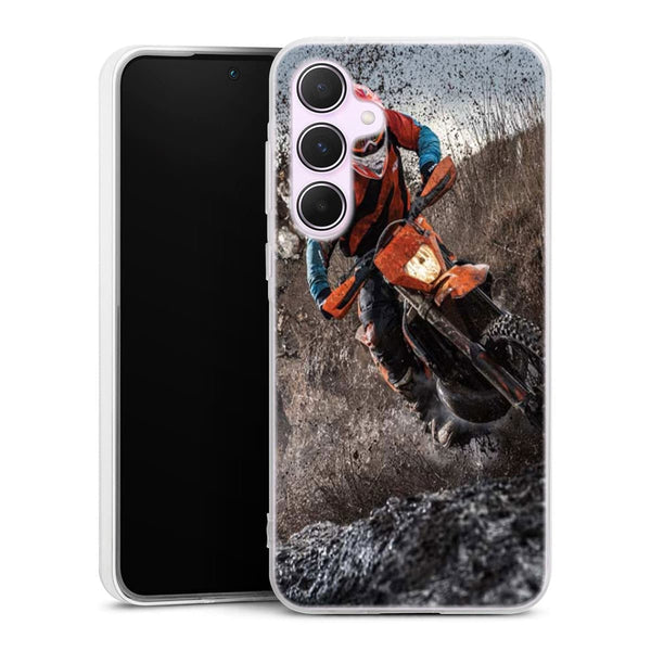 Coque Samsung Galaxy A55 5G Enduro moto circuit