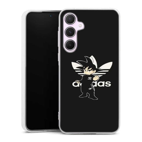 Coque Samsung Galaxy A55 Goku Bad guy Adidas Jogging