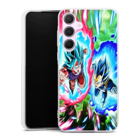 Coque Samsung Galaxy A55 Goku Blue Kaioken
