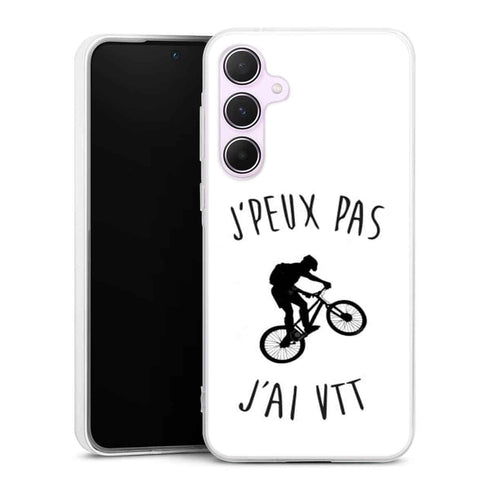 Coque Samsung A55 5G Je peux pas j'ai VTT Mountain Bike