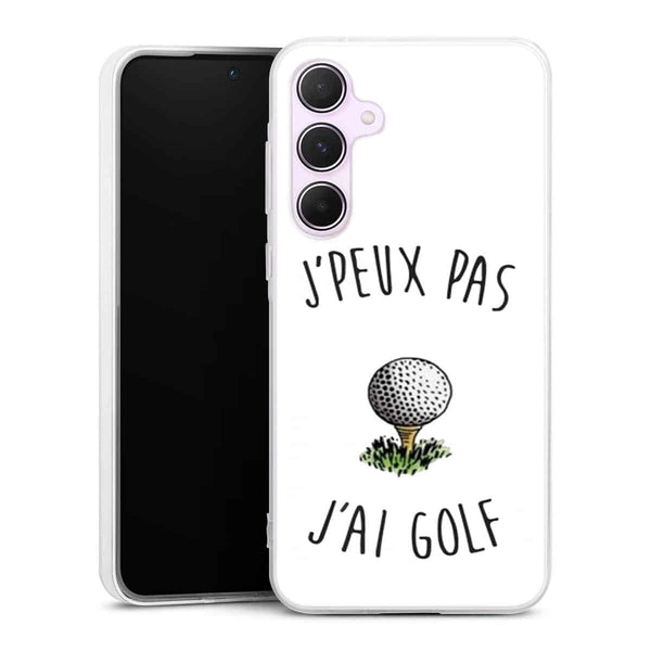 Coque Samsung A55 5G Je peux pas j'ai Golf