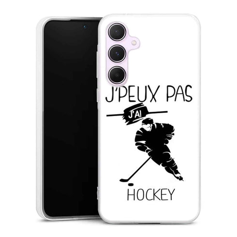 Coque Samsung A55 5G Je peux pas j'ai Hockey Sur Glace