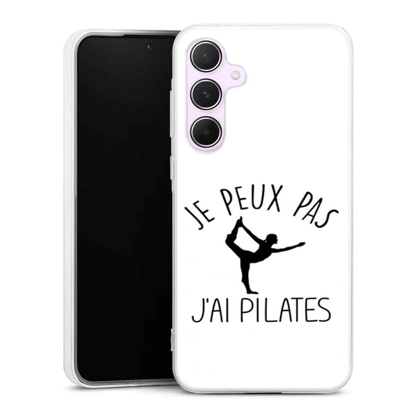 Coque Samsung A55 5G Je peux pas j'ai Pilates