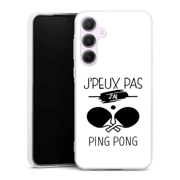 Coque Samsung A55 5G Je peux pas j'ai Ping Pong