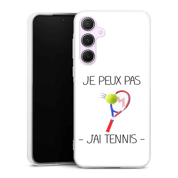 Coque Samsung A55 5G Je peux pas j'ai Tennis
