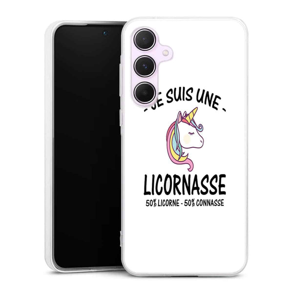 Coque Samsung A55 5g Je suis une Licornasse