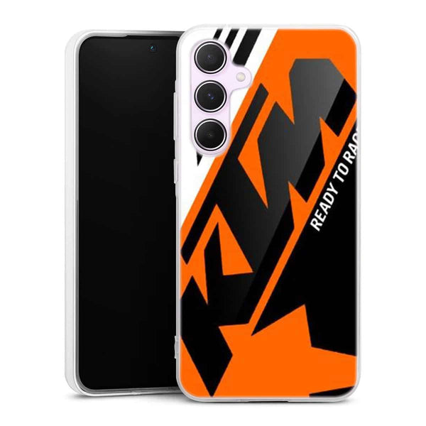 Coque Telephone Samsung A55 5G originale KTM Racing Orange and Black