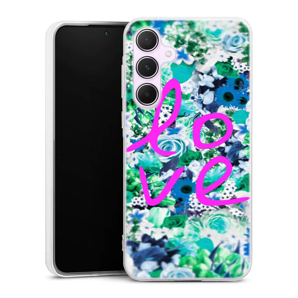 Coque Samsung A55 5G Love Floral