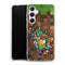 Coque Samsung A55 5g mobile Minecraft creeper forest