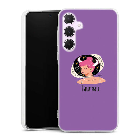 Coque pour Samsung A55 5G Zodiac Taureau