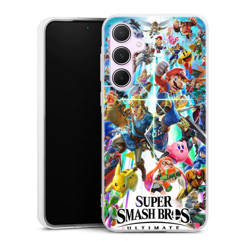 Coque Samsung A55 5g mobile Super smash bros ultimate