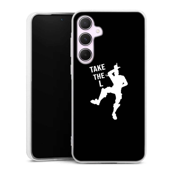 Coque Samsung A55 5g mobile Take the L fortnite celebration Griezmann