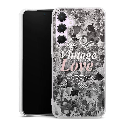 Coque Samsung A55 Vintage love in black and white