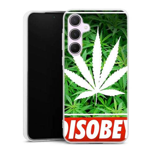 Coque Samsung A55 5G Weed Cannabis Disobey
