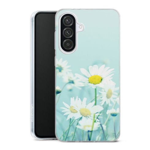 Coque Samsung Galaxy A56 5G Dansing Daisies | Housse silicone, antichocs, protection optimale - Motif floral Paquerettes