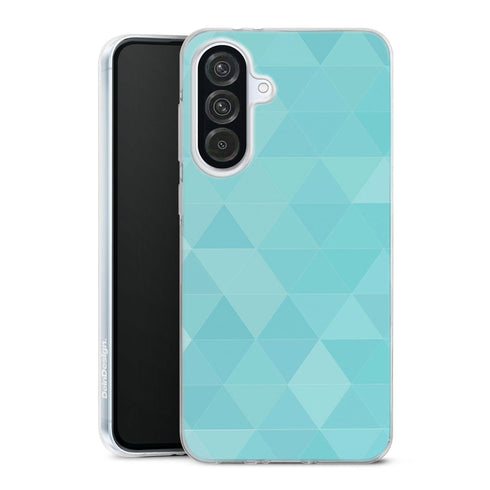 Coque pour Samsung A56 5G Agate Diams Bleu