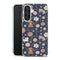 Coque Samsung Galaxy A56 5G Floral meower marine | Housse silicone, antichocs, protection optimale - Motif floral