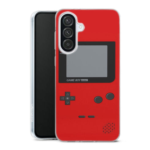 Coque Samsung Galaxy A56 5g Game Boy Rouge | Housse silicone, Protection optimale - Motif Jeux video Gaming