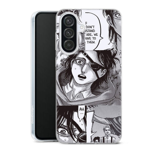 coque samsung A56 5G Hange Zoe attaque sur Titan