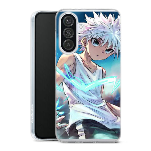 coque samsung A56 5G Hunter X Hunter Kirua Pouvoir Electricite