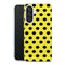 Coque pour Samsung A56 5G Jaune à Pois Noirs