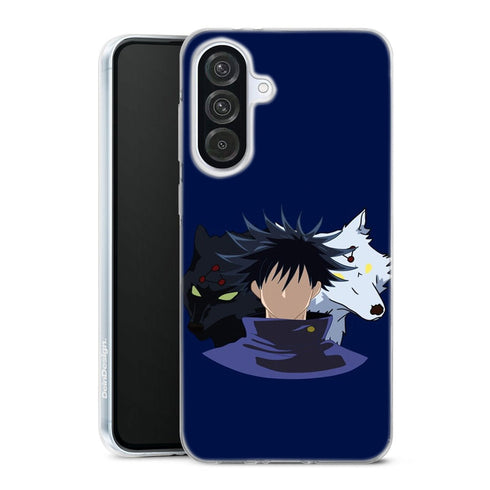 coque samsung A56 5G Jujutsu Kaisen Megumi Fushiguro Divine Dogs minimalist