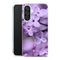 Coque Samsung Galaxy A56 5G Lilas | Housse silicone, antichocs, protection optimale - Motif floral violet