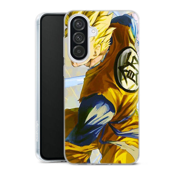 coque samsung A56 5G MIRAI GOHAN, une protection pour smartphone contre les chocs et rayures, stylé Manga Ssj2, le look personnage au combat, un cadeau rapide pour ado