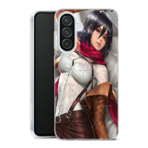 coque samsung A56 5G Mikasa Attack on Titan filles sexy beau cul
