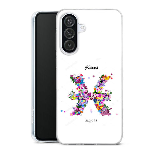 Coque Samsung Galaxy A56 5G Motif Floral Poisson | Housse silicone, antichocs, protection optimale - Motif floral