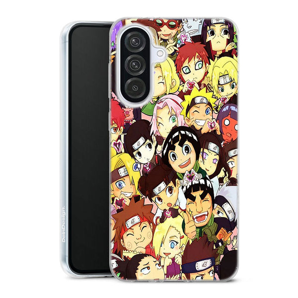 coque samsung A56 5G Naruto Chibi Groupe, une affiche de personnages Manga Shippuden , impression HD, livraison de votre housse antichocs en 48h