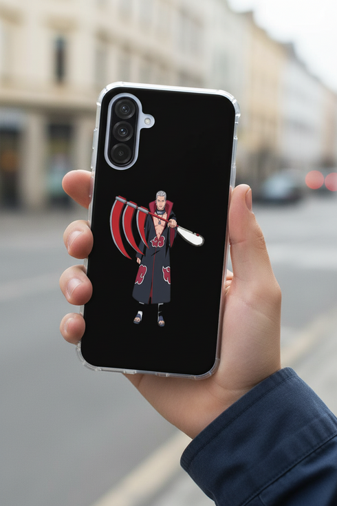 protection téléphone portable samsung A56 5G Naruto Hidan, collection Manga Nuages Akatsuki, une idée pour un cadeau Ado pas cher