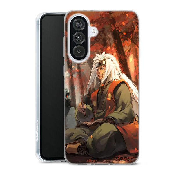 coque samsung A56 5G Naruto Jiraiya Memoires, protection silicone renforcée Tpu motif Manga tendance, une idée cadeau ado original pas cher