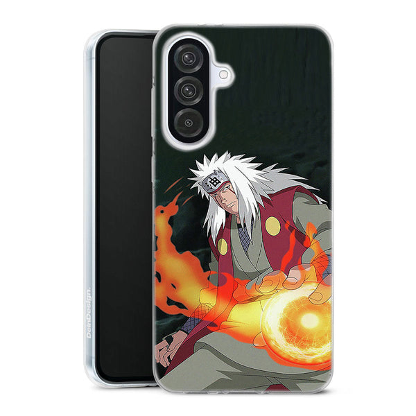 coque samsung A56 5G Naruto Jiraiya Rasengan, une protection antichocs personnalisée Manga Shippuden en Tpu souple, parfaite pour un cadeau d'ado ou adulte, livraison rapide en 48h