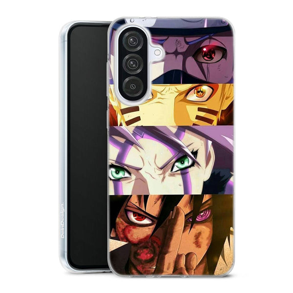 coque samsung A56 5G Naruto Regards, protection style Eyes en tpu silicone antichocs pour smartphone, idée cadeau garçon anniversaire 14 ans