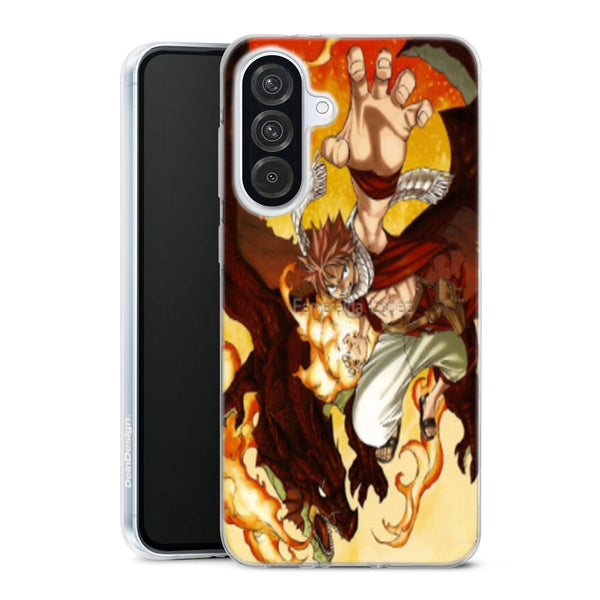 coque samsung A56 5G Natsu dragneel, personnages du Manga Fairy Tail, votre idée cadeau pas cher pour ado
