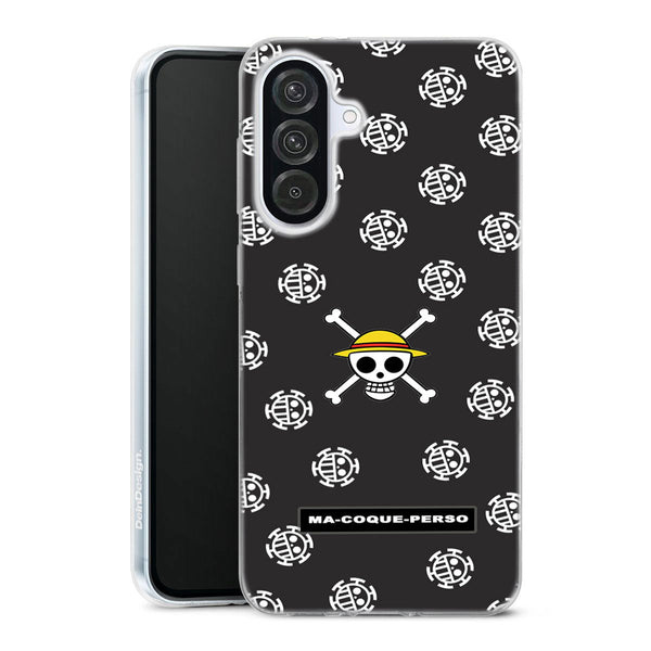 coque samsung A56 5G One Piece Killer Logo, design Manga tendance et original pour les adolescents, idée cadeau pas cher en 2026
