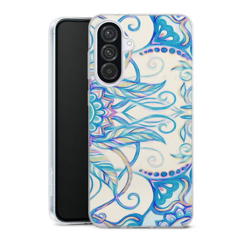 Coque pour Samsung A56 5G Vintage Pearl Floral