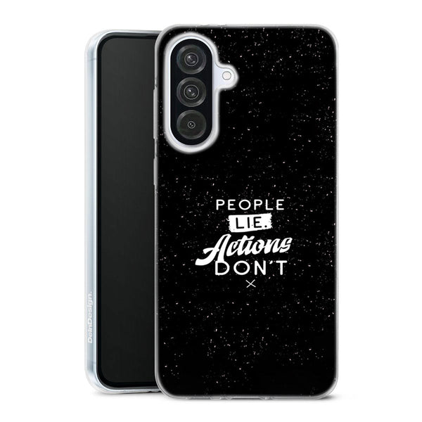 Coque pour Samsung A56 5G People Lie Action Don't