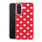 Coque pour Samsung A56 5G Rouge à Pois