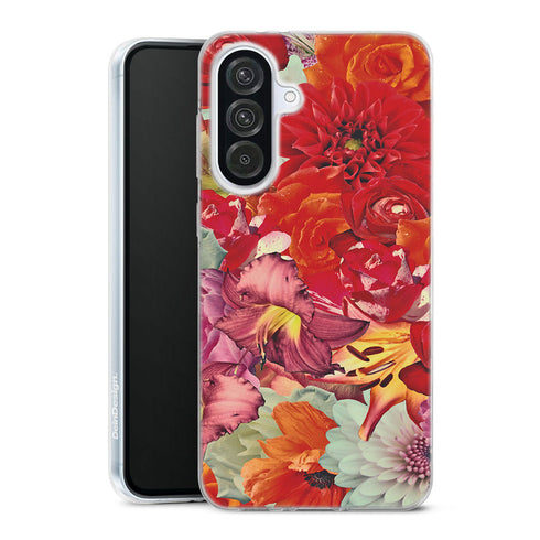 Coque Samsung Galaxy A56 5G Rosses | Housse silicone, antichocs, protection optimale - Motif floral