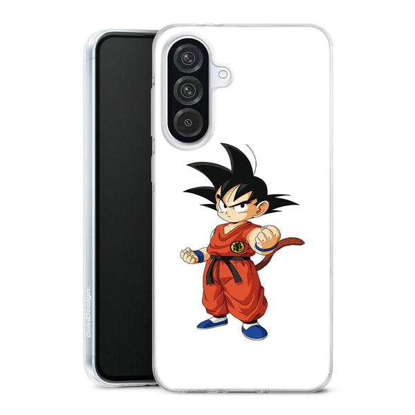 coque samsung A56 5G Sangoku Petit, protection anti-chocs Dragon Ball en silicone souple pour votre smartphone, une idée pour un cadeau pas cher à offrir a votre ado