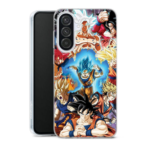 coque samsung A56 5G Sangoku Evolution 2, collection Dragon Ball, en livraison rapide pour une idée cadeau ado