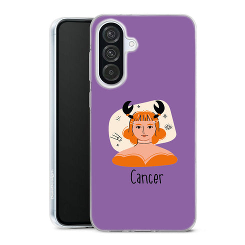 Coque gel silicone Samsung A56 5G Zodiac Cancer