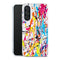 Coque pour Samsung A56 5G Splash Paint Arc en ciel
